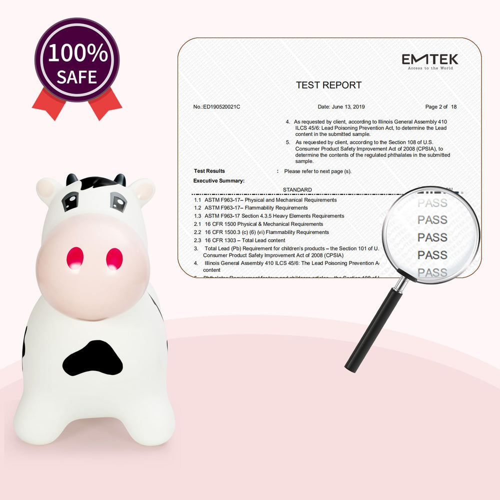 INPANY Bouncy Cow gift box presentation enhances gifting appeal.