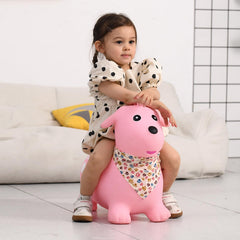 INPANY bouncy dog hopper close-up material shows soft, durable, eco-friendly construction