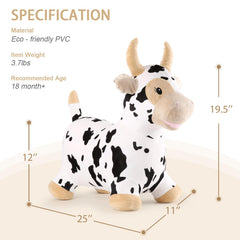 INPANY Bouncy Cow Hopper in action promotes active, balanced play.