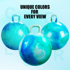 INPODAK hopper ball bright color variants appeal to kids