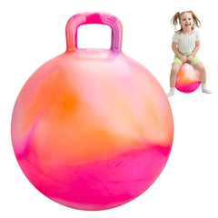 INPODAK Hopper Ball with handle for safe indoor and outdoor bouncing.
