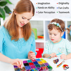 Colorful INSCRAFT bands offer wide variety for creative loom projects and personalized styles