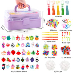 INSCRAFT 28-color rubber bands for mix-and-match loom designs