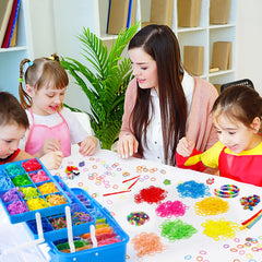 INSCRAFT crochet hooks and hair clips help finish and style creations.
