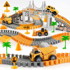 INSFUN race tracks bridge: elevated path for dynamic, smoother racing.