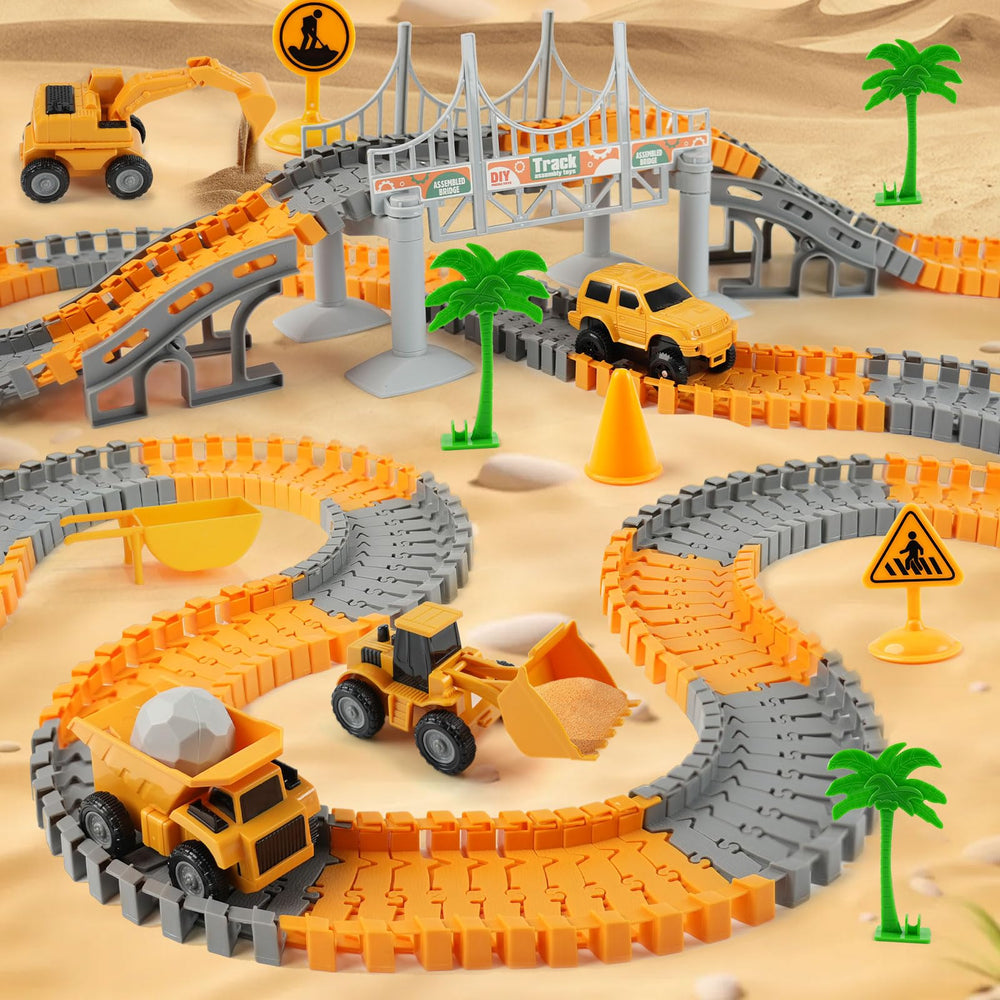 INSFUN trees add decorative elements for vivid race-world scenes.