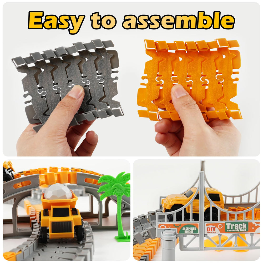INSFUN widened track section highlights stability and smoother turns.