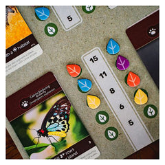 Inside Up Games Earth: major/minor benefits guide turn-based decisions.