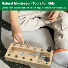 Inslat sensory learning board with tools to boost focus and motor skills.