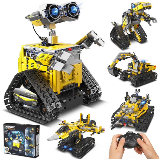 Insnug robot building set main model assembly for imaginative play and STEM exploration