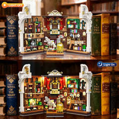 INSOON Dinosaur Museum Book Nook premium ABS bricks ensure durable, smooth assembly