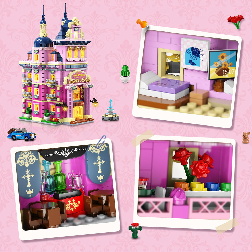 INSOON Pink Estate Cozy Resting Spaces offers a cozy nook for imaginative play.