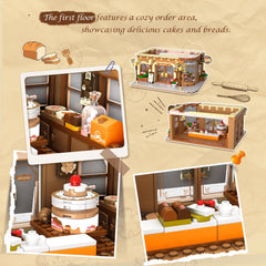 INSOON second-floor bakery scene featuring desserts ready for display and storytelling.