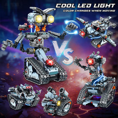 INSOON robot-building toy anti-slip treads enable stable high-speed movement