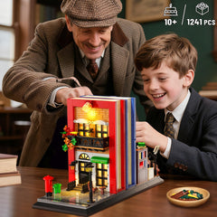 Insoon Detective Bookend Brick Detail Closeup reveals textures and craftsmanship