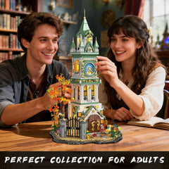 INSOON Magic Clock Tower garden scene with animals invites playful storytelling in kids' rooms
