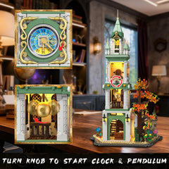 INSOON Magic Clock Tower pendulum shows moving parts and educational curiosity