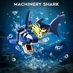INSOON Shark tail showing swimming action powered by gear system