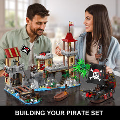 INSOON pirate castle prison escape tunnel reveals surprises in your adventures.