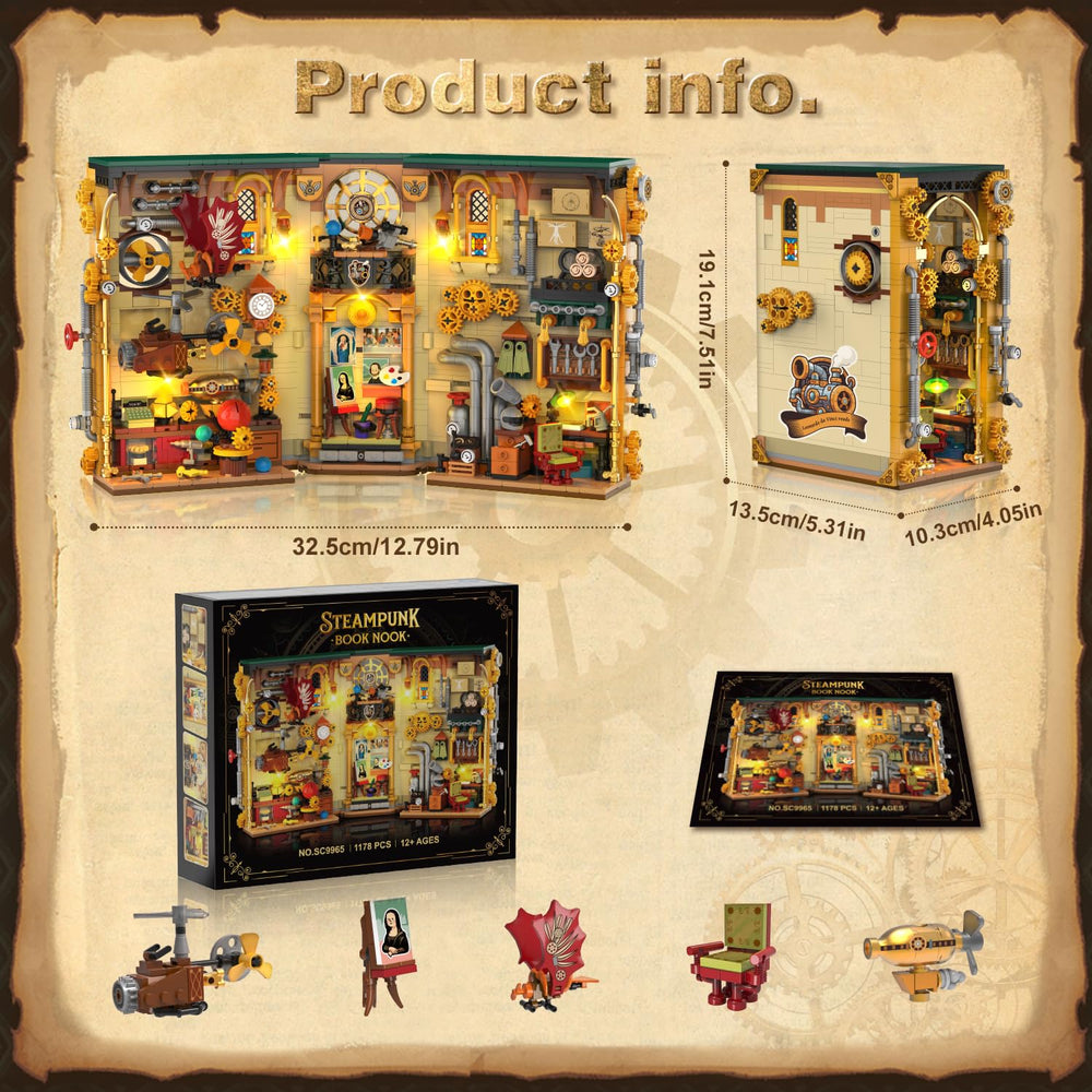INSOON Stempunk Book Nook gift set arrives ready for gifting
