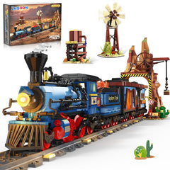 Insoon Western Train locomotive with LED lighting enhances display detail and nighttime appeal