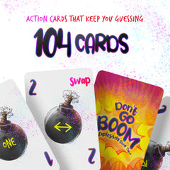 Inspiration Play Don't Go Boom players 2-6 enjoy quick rounds