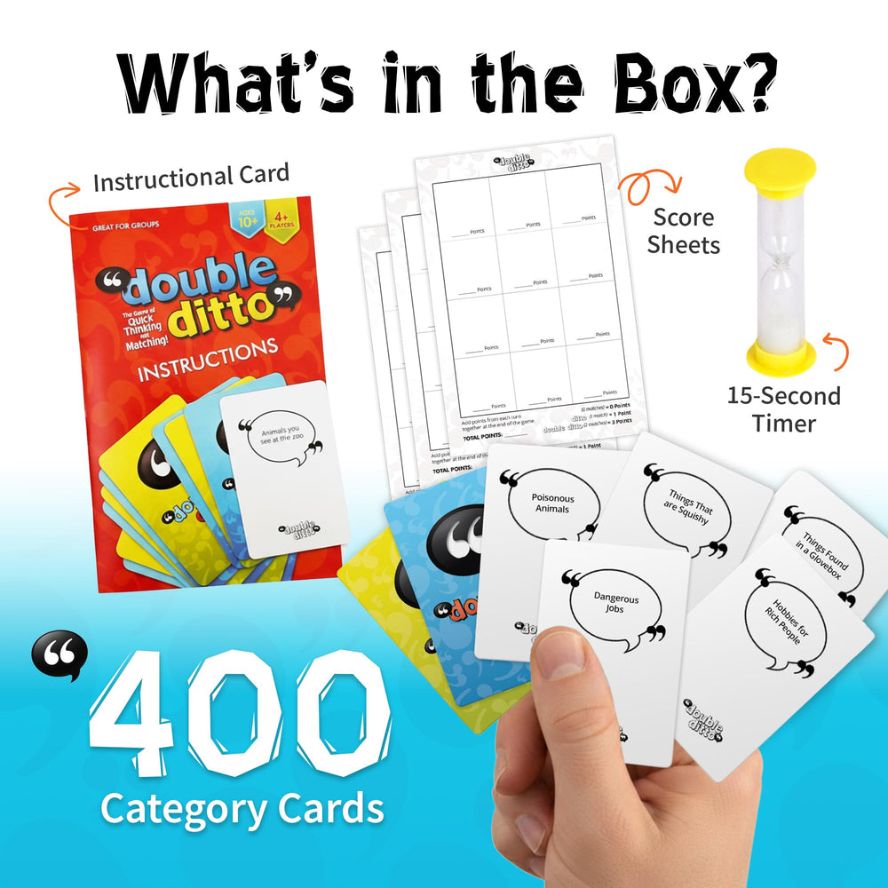 Inspiration Play Double Ditto box and cards ready for gifting