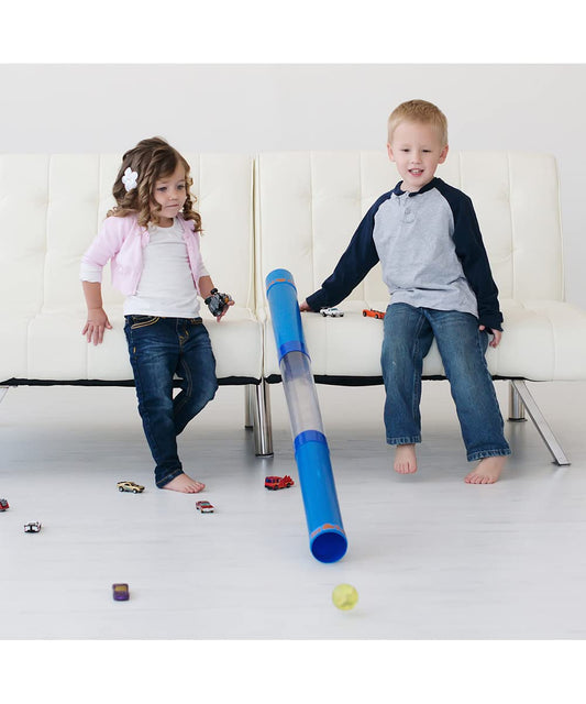 Inspiration Play Tot Tube Playset setup with quick assembly for instant racing fun.