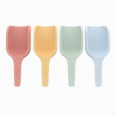 Inspire My Play mini scoops in pastel colors for easy bead transfer and sorting