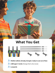 Inspireyes compact radios are easy for kids to carry all day.