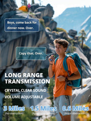 Inspireyes walkie talkies recharge battery for uninterrupted playtime.