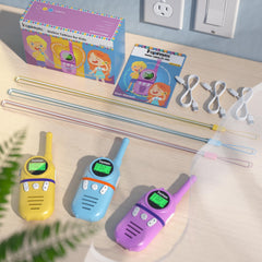 Inspireyes Walkie Talkies four-pack set ideal for family games and gifts.