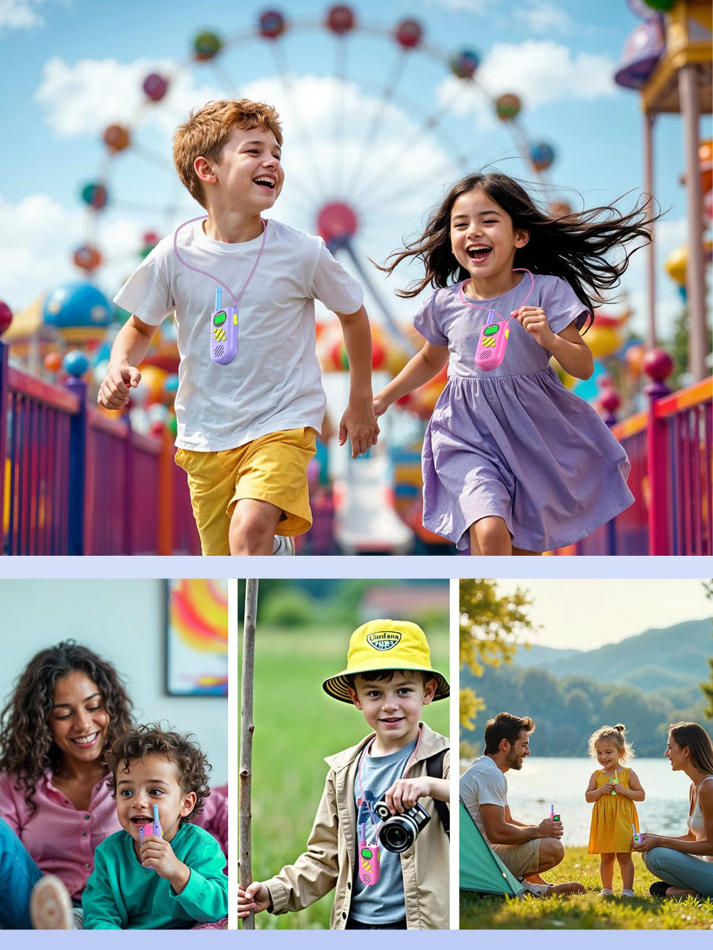 Inspireyes Kids Walkie Talkies with NOAA weather broadcasts to stay aware of conditions