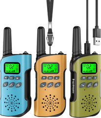Inspireyes Walkie Talkies with rechargeable battery providing longer playtime