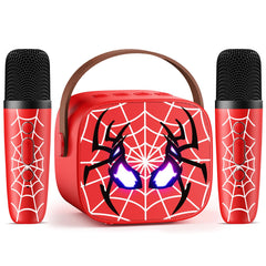 Instiwitt mini karaoke with dynamic LED lighting for lively family singing sessions.