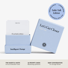 Intelligent Change Get Closer dinner-table-pack for family meals.