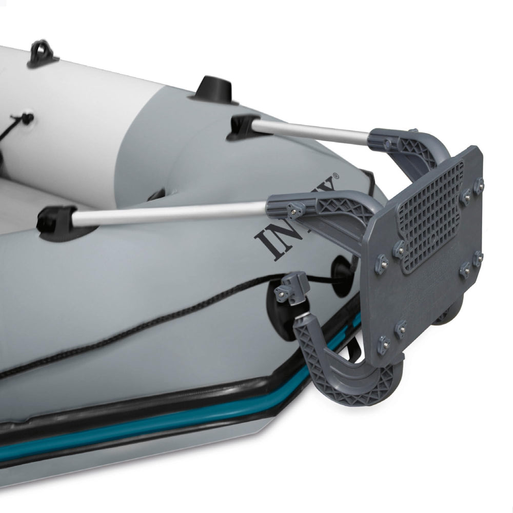 Intex 68624EP aluminum support arms add rigidity for a stable ride.