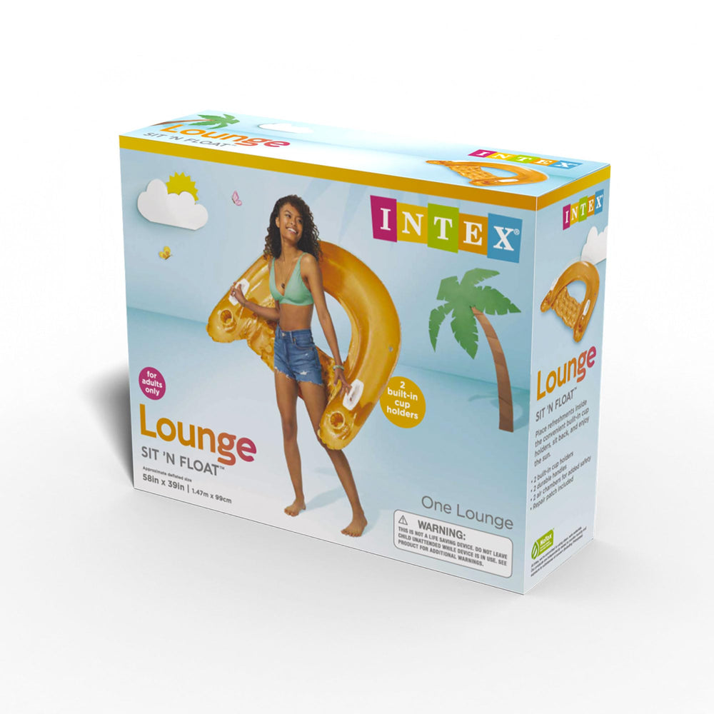 Intex Sit 'N Float ideal for pool or lake days with friends
