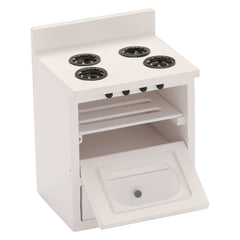Inusitus 1/12 scale stove top view showing knobs and mini controls