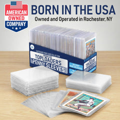 Invested Alliance clear top loaders protect valuable cards during transport.