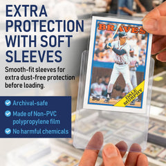 Invested Alliance protective sleeves resist dust and moisture for long-term storage.
