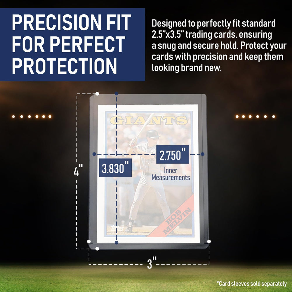 Invested Alliance top-loader exterior dimensions 3x4 provide outer protection