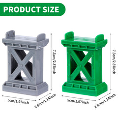 Ioffersuper train bridge pier green assembly highlights multi-level support for layouts.