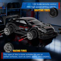IOMDRWU RC Drift Car 2.4GHz remote ensures stable control and interference resistance
