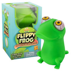 IPIDIPI TOYS Flippy Frog eye-popping action for quick stress relief.