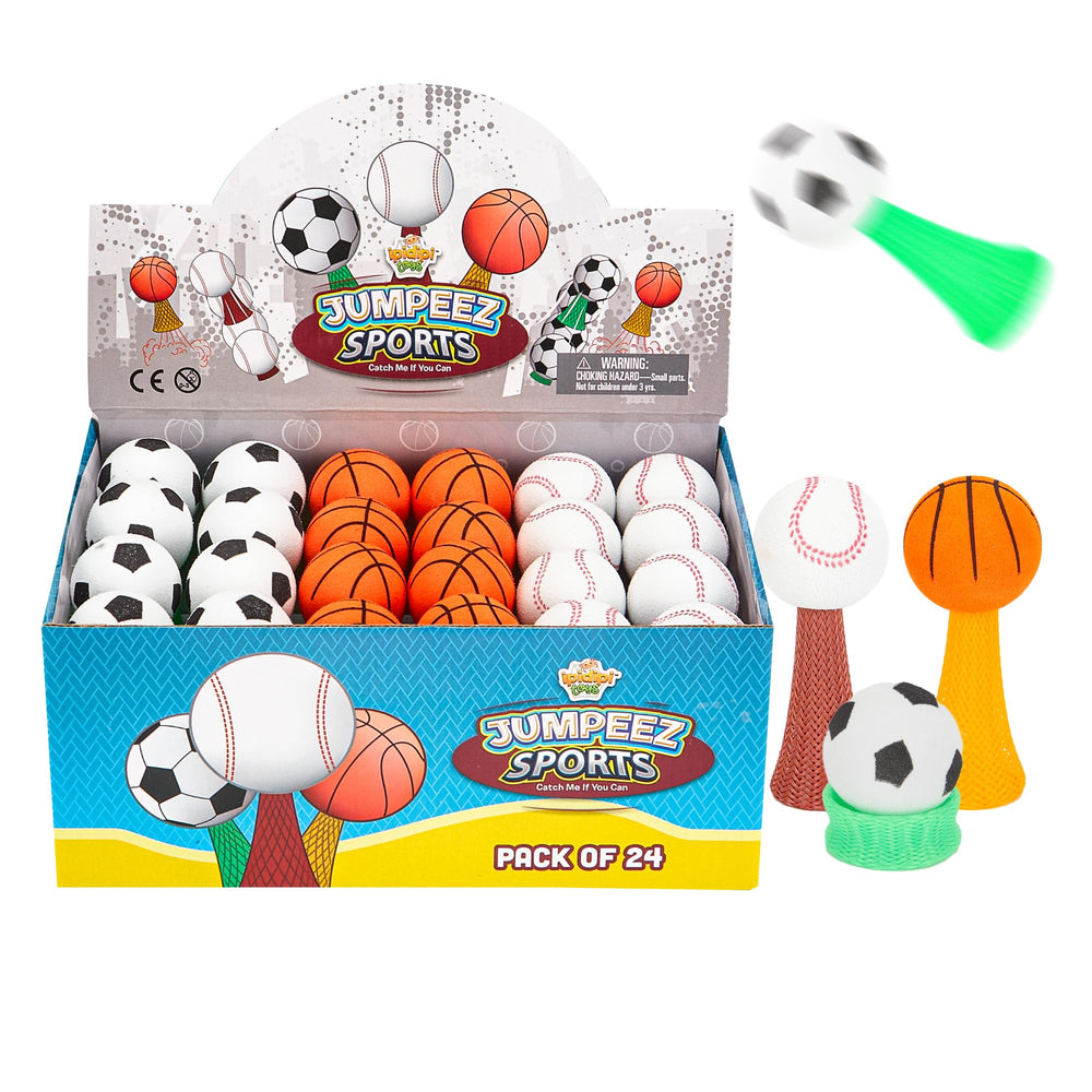 IPIDIPI TOYS Jumpeez rocket popper front view for indoor and outdoor playtime fun.