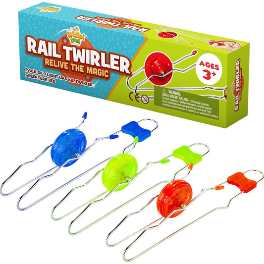 IPIDIPI TOYS Retro Rail Twirler wheel spins smoothly for calm focus.