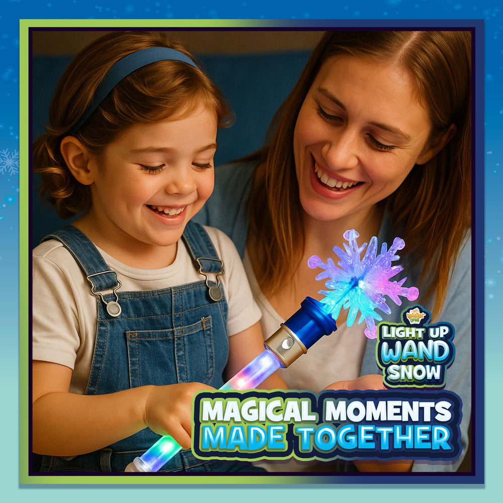 IPIDIPI TOYS Snowflake Wand boosts princess play with a sparkling snowflake visual.