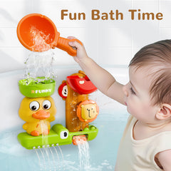 iPlay bath toy crocodile-squirts-teeth adds surprise water jets for giggles