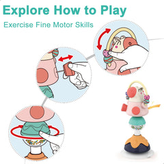 iPlay iLearn development toy promotes sensory exploration for babies.